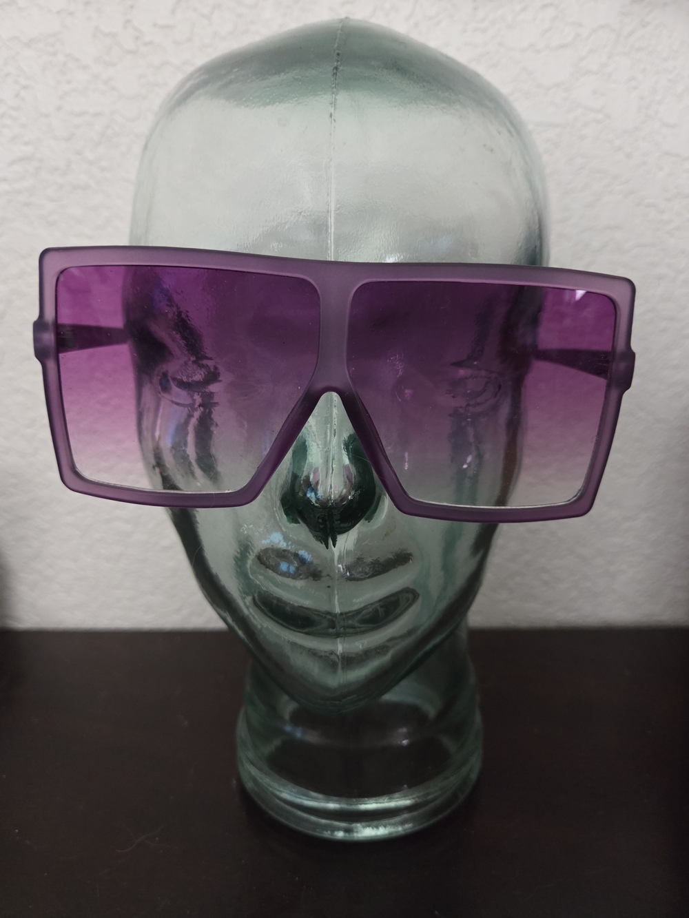 Purple Oversized Square Women's Sunglasses